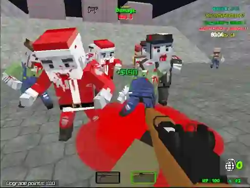 Jwèt Pixel Wars Apocalypse Zombie sou entènèt