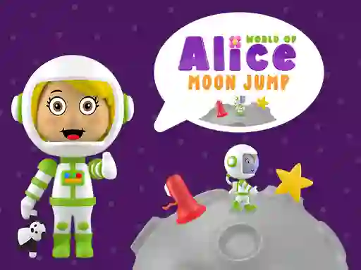 Jwèt World of Alice Moon Jump sou entènèt
