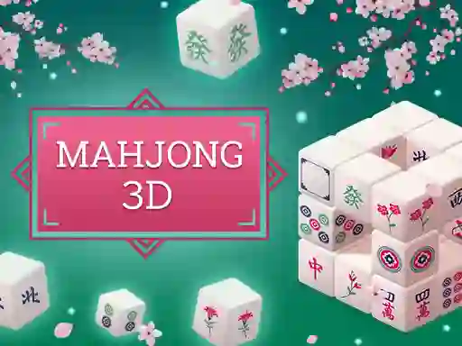 Jwèt Mahjong 3d sou entènèt