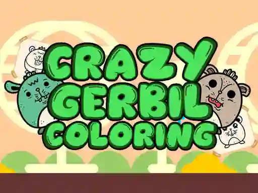 Jwèt Crazy Gerbil Coloring sou entènèt