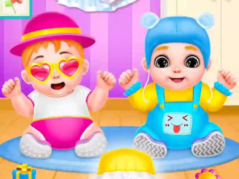 Jwèt Twin Baby Care sou entènèt
