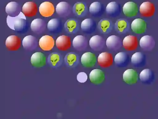 Jwèt Aliens Bubble Shooter sou entènèt