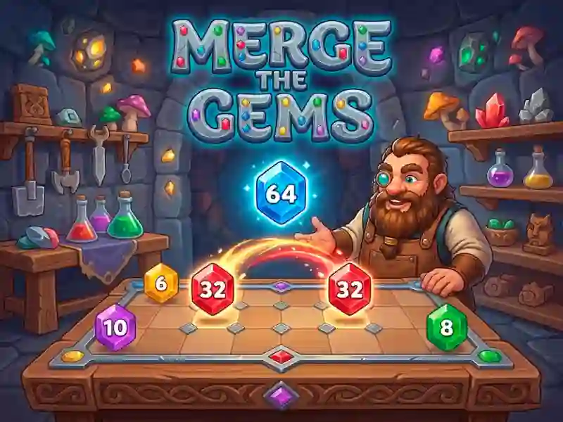 Jwèt Merge the Gems sou entènèt