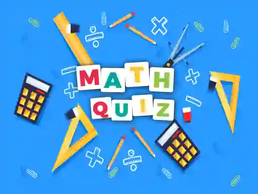 Jwèt Math Quiz Game sou entènèt