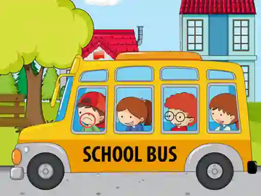 Jwèt School Bus Differences sou entènèt