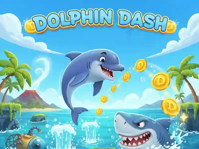 Jwèt Dolphin Dash sou entènèt