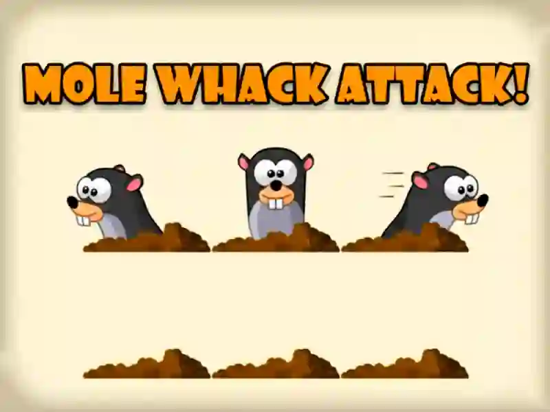 Jwèt Mole Whack Attack sou entènèt