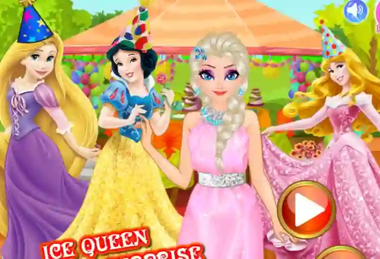 Jwèt Ice Queen Birthday Surprise sou entènèt
