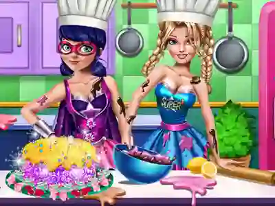 Jwèt SuperHero Cooking Contest sou entènèt