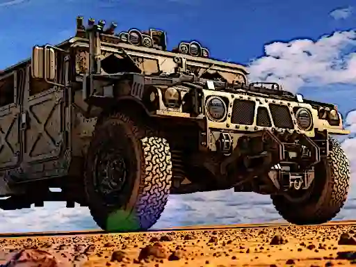 Jwèt Military Transport Vehicle sou entènèt