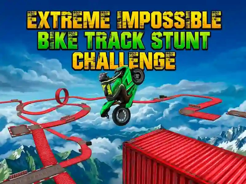 Jwèt Extreme Impossible Bike Track Stunt Challenge sou entènèt
