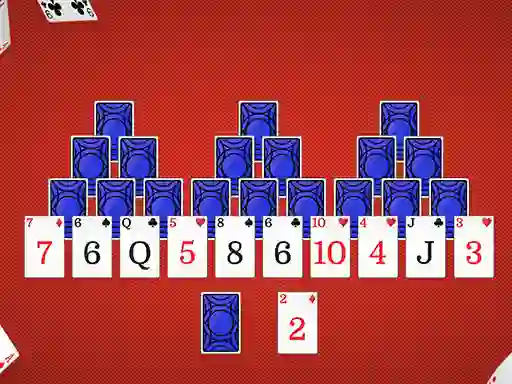 Jwèt Tripeaks Solitaire sou entènèt