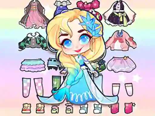 Jwèt Hair Doll Dress Up World sou entènèt