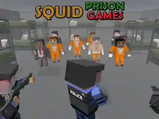 Jwèt Squid Prison Games sou entènèt