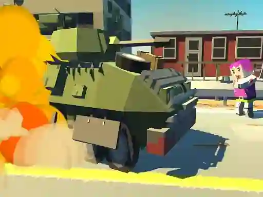 Jwèt Tank vs Zombie sou entènèt