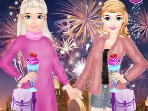Jwèt Bffs New Year Eve sou entènèt