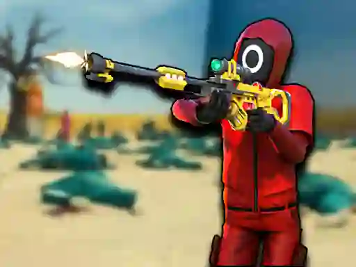 Jwèt Squid Game Sniper Shooter sou entènèt