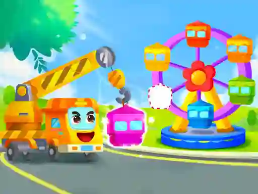 Jwèt Little Panda Truck Team sou entènèt
