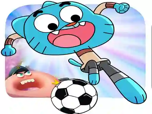Jwèt Gumball Soccer Game sou entènèt