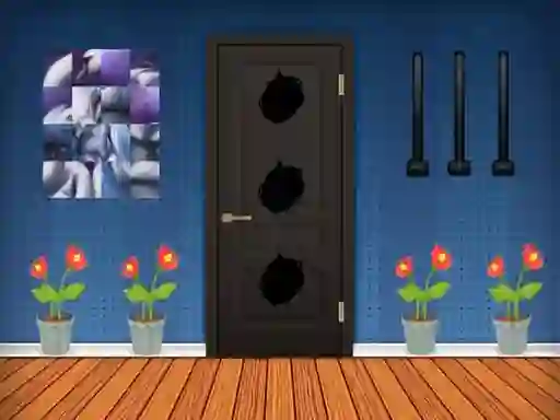 Jwèt Metal House Escape sou entènèt