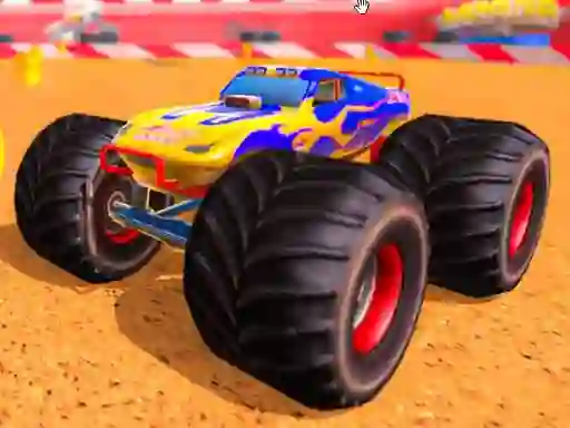 Jwèt Monster truck Offroad Stunts sou entènèt