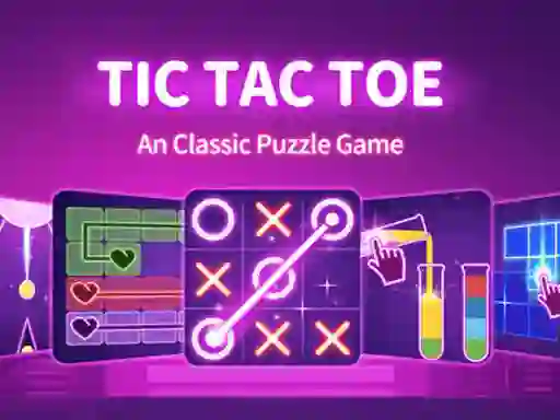Jwèt Tic Tac Toe: A Group Of Classic Game sou entènèt
