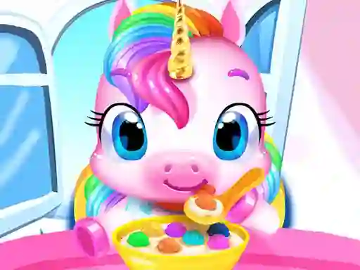 Jwèt Magical Unicorn Pet Care sou entènèt
