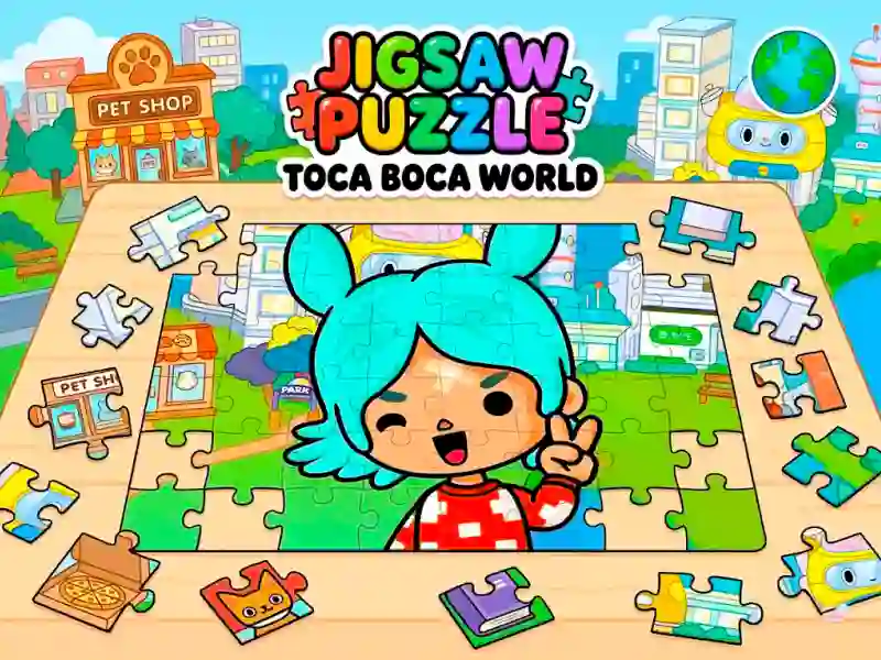 Jwèt Jigsaw Puzzle: Toca Boca World sou entènèt