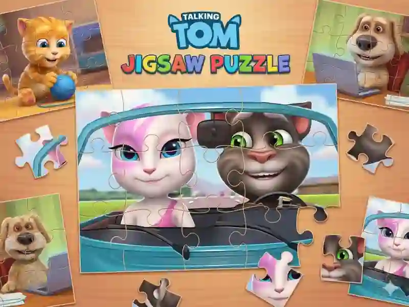 Jwèt Talking Tom Jigsaw Puzzle sou entènèt