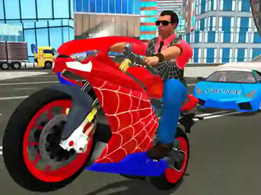 Jwèt Hero Stunt Spider Bike Simulator 3d sou entènèt