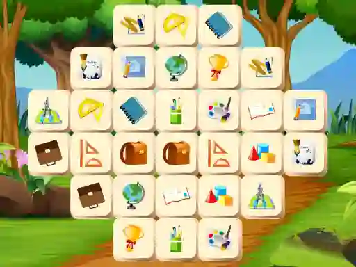 Jwèt School Mahjong Deluxe sou entènèt