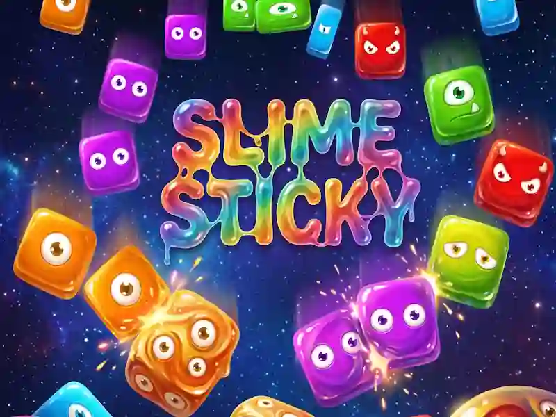 Jwèt Slime Sticky sou entènèt