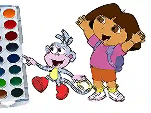 Jwèt Cute Girl Coloring Book sou entènèt