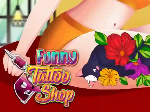 Jwèt Funny Tattoo Shop sou entènèt