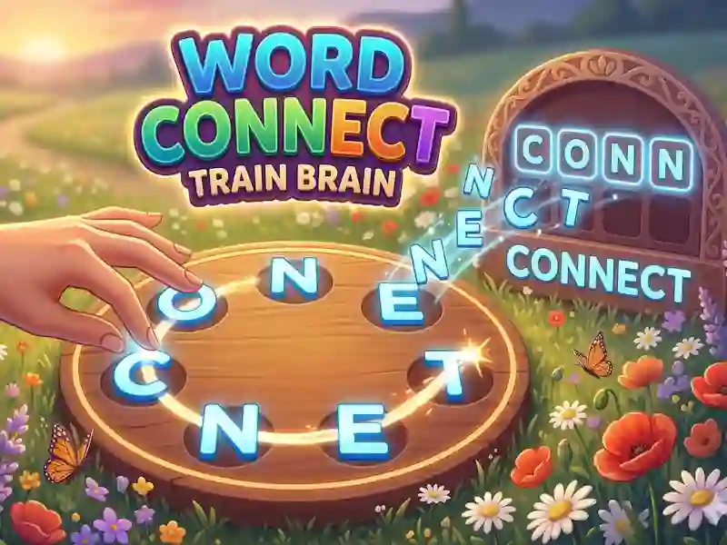 Jwèt Word Connect Train Brain sou entènèt