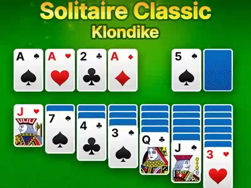 Jwèt Solitaire Classic Klondike sou entènèt