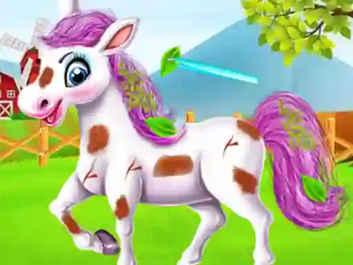 Jwèt Baby Taylor Cute Pony Care sou entènèt