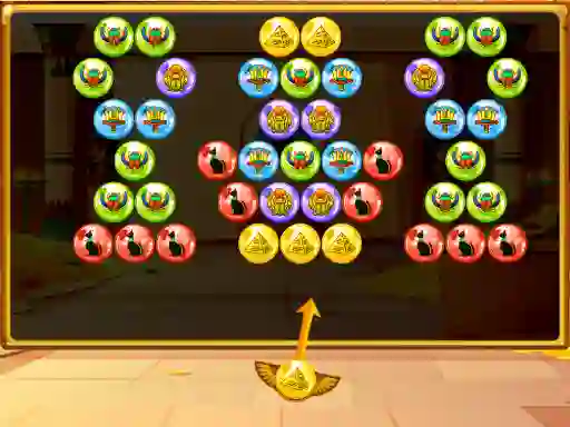 Jwèt Bubble Shooter Egypt sou entènèt