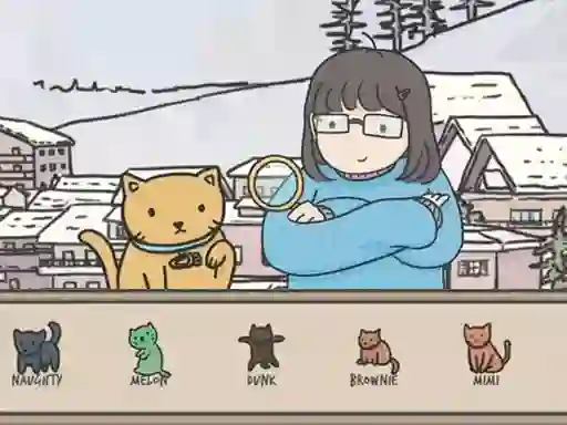 Jwèt Hidden Cats Detective Agency sou entènèt