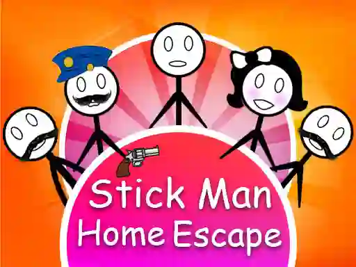 Jwèt Stickman Home Escape sou entènèt