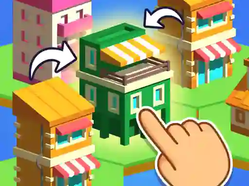 Jwèt Crafty Town Merge City sou entènèt