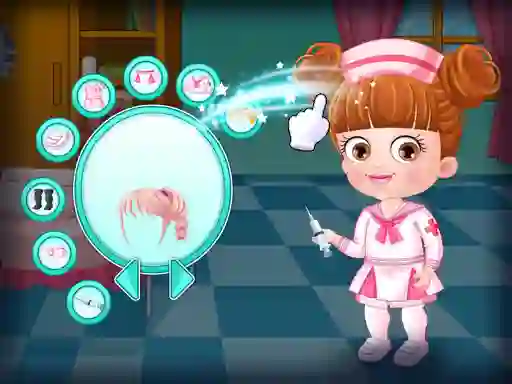 Jwèt Baby Hazel Doctor Dressup sou entènèt