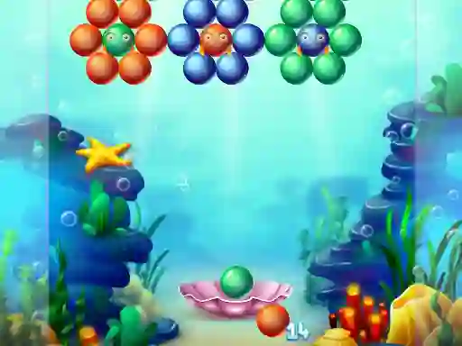 Jwèt Aqua Bubble Shooter sou entènèt