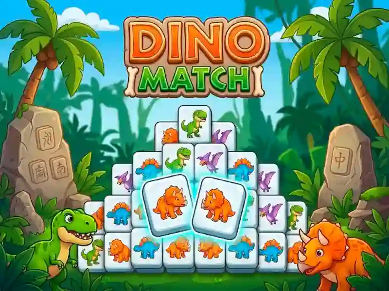 Jwèt Dino Match sou entènèt