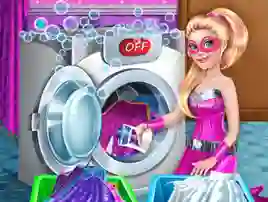 Jwèt Superdoll Washing Capes sou entènèt