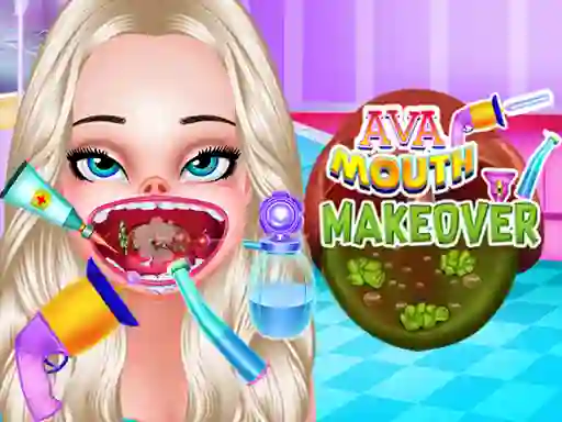 Jwèt Ava Mouth Makeover sou entènèt