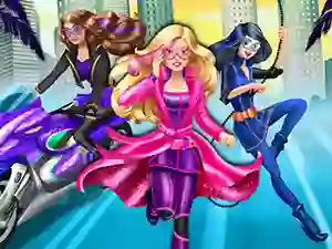 Jwèt Barbara Spy Squad Dress Up sou entènèt