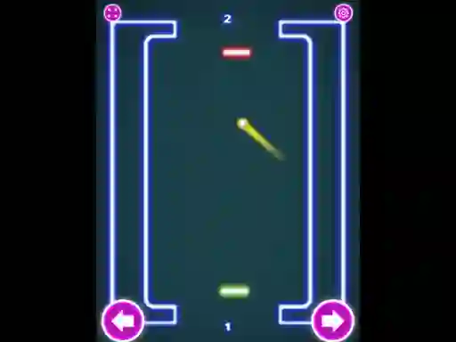 Jwèt Pong Neon sou entènèt