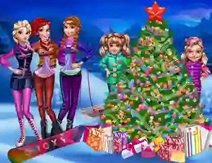 Jwèt Princesses Christmas tree sou entènèt