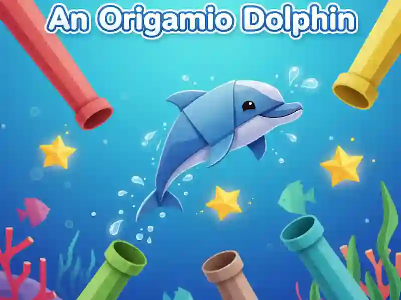 Jwèt An origami dolphin sou entènèt